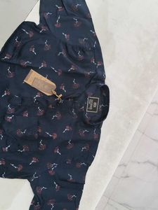 Floral Print Kurta Shirt