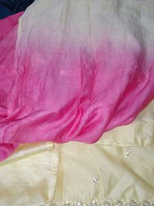 Brand New Pearl Work Silk Suit (Not Used)