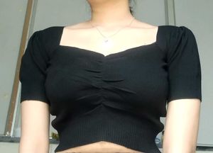 Black Crop Top
