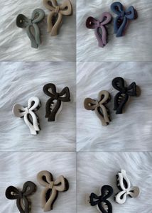 Bow Claw Hair Clips - Set of 6
