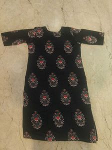 Black Cotten Kurtha