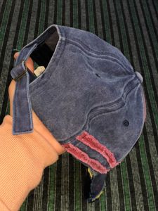 Black Rebel Denim Cotton Stylish Cap