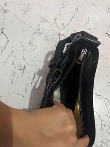 ♠️Black Chain Detail Shoulder Bag🕸️🕷️
