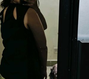 Sleeveless Black Top