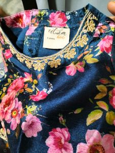Floral Print Kids Lehenga Choli