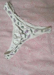 Feather Print Thong
