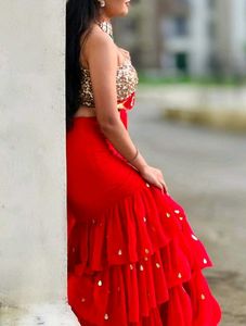 Westran Wear Lehenga Top With Free Gift