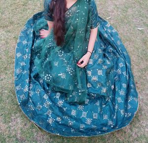 New Lengha For Mehndi