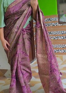 Elegant Purple Saree