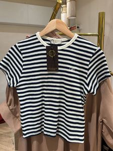 Knit Striped Crop Top