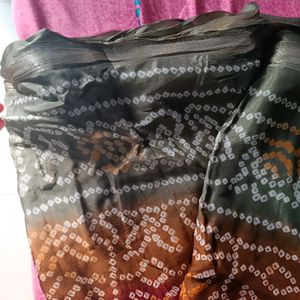 Bandhanii Chiffon Silk Saree