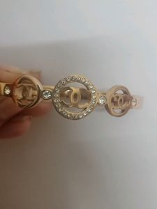 Anti Tarnish Chanel Design Inspired Bracelet✨💌