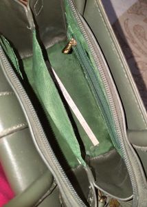 Kris Bella Green Handbag