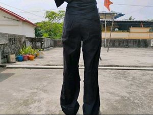 Black Straight Leg Pants