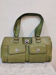 Green Leather Handbag