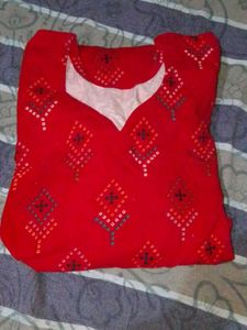 Beautiful Red Kurta