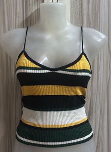 Striped Knit Tank Top