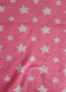 Pink Starry Baby Blanket 100×75 cm