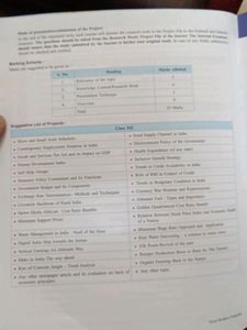 Class 12 Economics Project Ideas