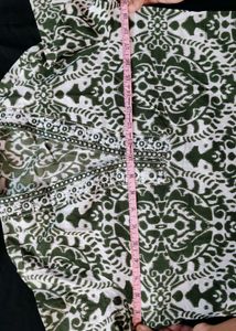 Green Printed Kurta Set