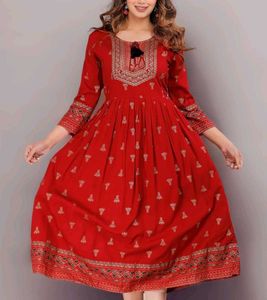 Maroon maternity Wear Kurta