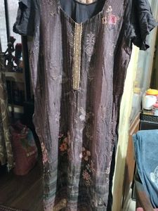 Floral Print Kurti Pant Set