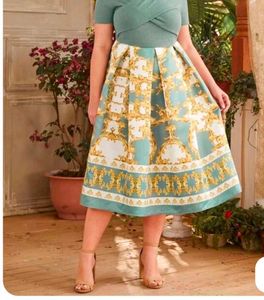 Elegant Patterned Midi dress by