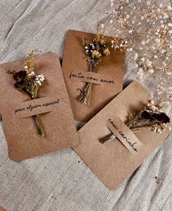 Dried Flowers Card+Organdy Rose Combo!