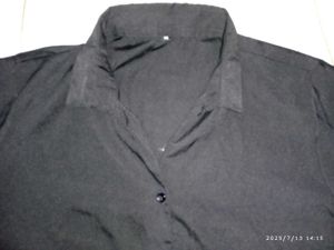 Black Button-Down Shirt