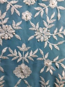 Teal Embroidered Salwar Kameez