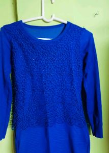 Light Blue Colour Bodycon Dress