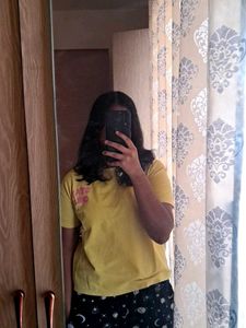 A Yellow Oversized Top