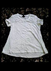 Crochet Chic Sweater (free🎁white net top)