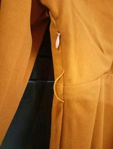 🔥♥️Shein mustard party wear dress 💛