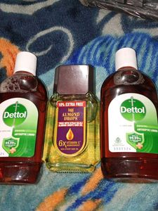 Dettol & Bajaj Almond Drops