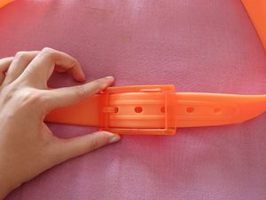 Neon Orange Adjustable Belt