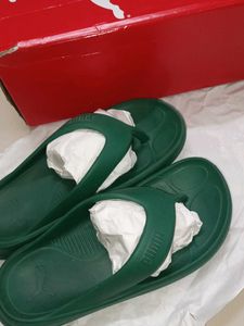 Puma Green Flip Flops Slippers
