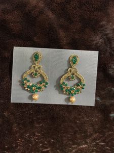 Green Earrings