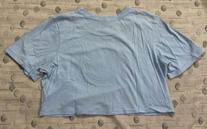Cute Smile Graphic Crop Tee