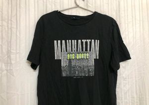 Kiabi Black Short Sleeve T Shirt