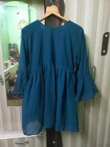 Blue Sharara Set
