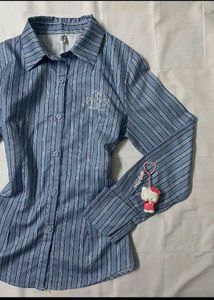 Striped Fitted Women Shirt