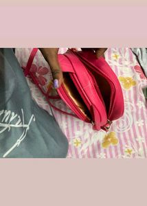 Pink Girl Backpack For Dual Use