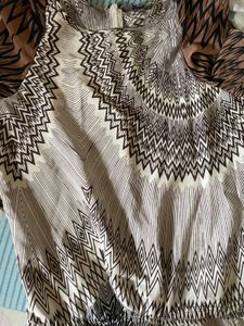 Brown And Beige Jumpsuit