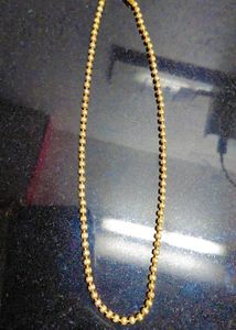 Gold Tone Beaded Necklace