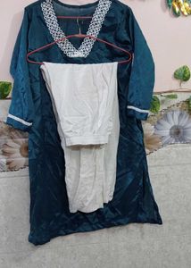 Teal Kurta Set