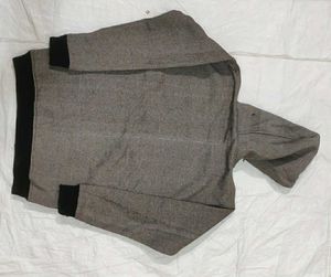 Stylish Grey Zip-Up Hoodie