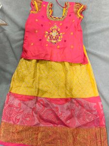 Festive Girls' Ethnic Dress