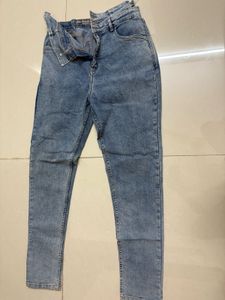 Roadster Super Highwaist 3button Belt Jeans