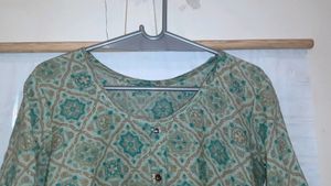Everyday Daily Wear Light Green Kurta Kurti